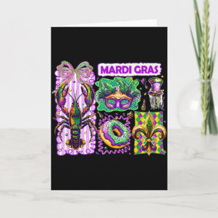 Mardi Gras Y’all Mardi Gras Let The Good Times Fle Card