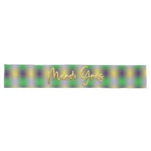 Mardi Gras Yellow, Purple, Green Long Table Runner