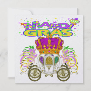 Mardi Gras - Your Royal Event - SRF Invitation