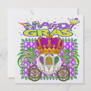 Mardi Gras - Your Royal Event - SRF Invitation
