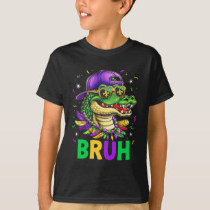Mardigator Alligator Carnival Costume Kids Boys Ma T-Shirt