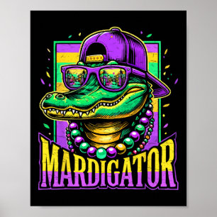 Mardigator Carnival Alligator Costume Kids Boys Ma Poster