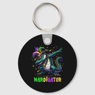 Mardigator Funny Mardi Gras Costume Men Women Kid  Key Ring
