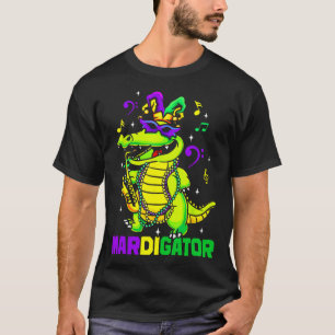 Mardigator Funny Mardi Gras Costume Men Women Kid  T-Shirt