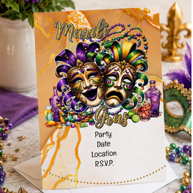 Mardigras Invitation (Creator Uploaded)