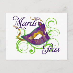 MardiGras Postcard