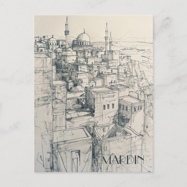 Mardin Turkiye Travel Postcard (Front)