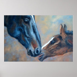 Mare and Foal Fine Art Print