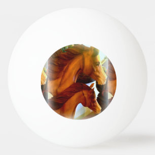 mare and pony ping pong ball