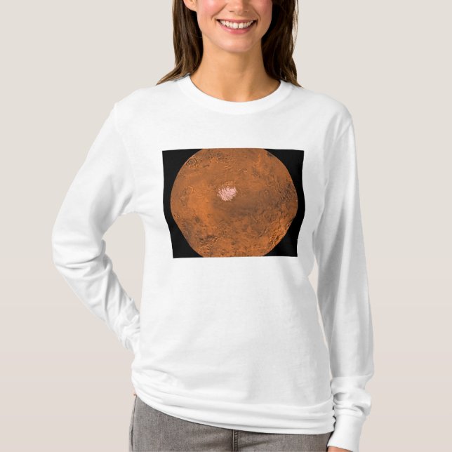 Mare Australe region of Mars T-Shirt (Front)