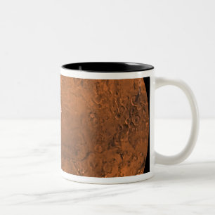 Mare Australe region of Mars Two-Tone Coffee Mug