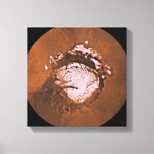 Mare Boreum region of Mars Canvas Print