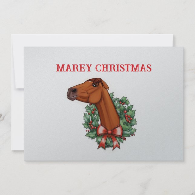 Mare-y Christmas Card 2 (Front)