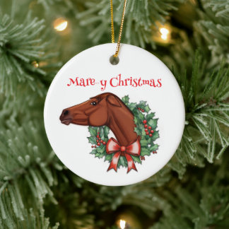 Mare-y Christmas Ceramic Tree Decoration