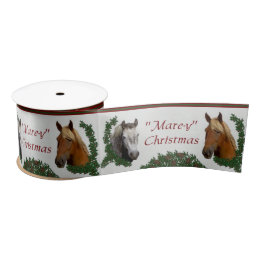 Mare-y Christmas Satin Ribbon
