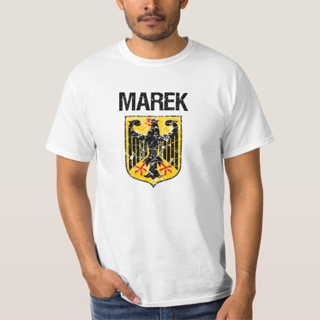 Marek Last Name T-Shirt (Front)