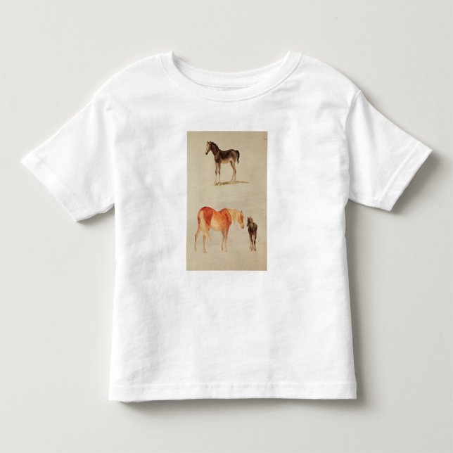Mares and foals toddler T-Shirt (Front)