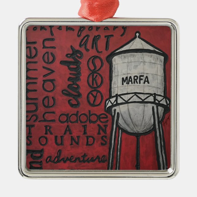 Marfa Holiday Ornament (Front)
