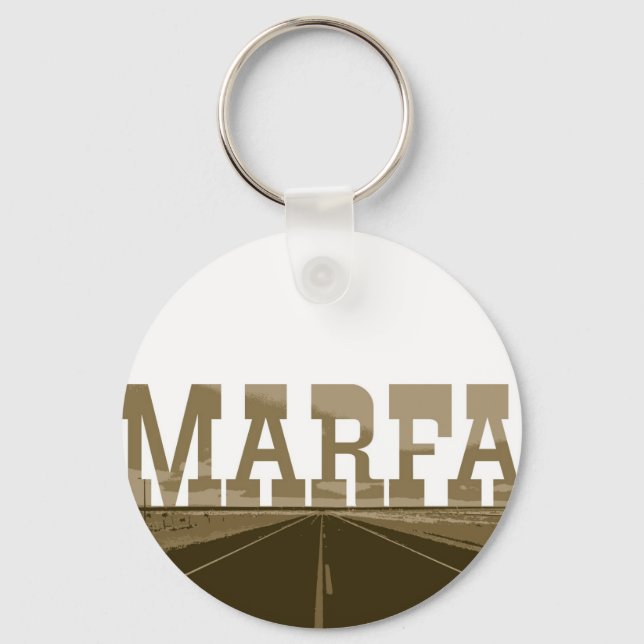 Marfa Texas Key Ring (Front)