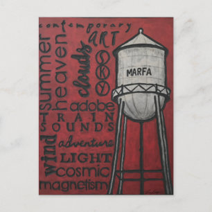 Marfa, Texas Postcard