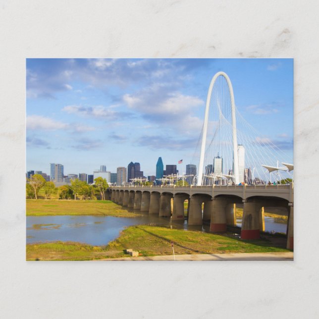 Margaret Hunt Bridge, Dallas, Texas Postcard (Front)