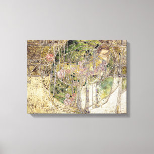 Margaret Macdonald - The Sleeping Princess Canvas Print