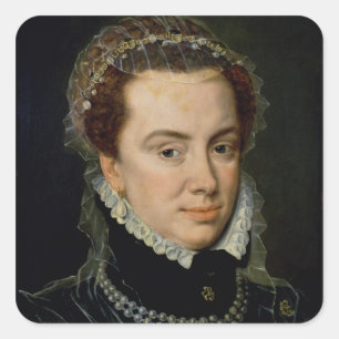 Margaret of Parma , Regent of the Netherlands Square Sticker