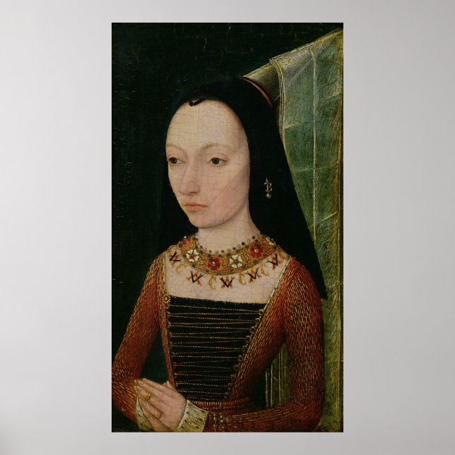 Margaret of York  Duchess of Burgundy, c.1477 Poster (Front)