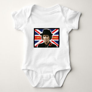 Margaret Thatcher I Love Maggie Baby Bodysuit
