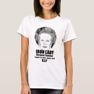 Margaret Thatcher Iron Lady R.I.P T-shirt