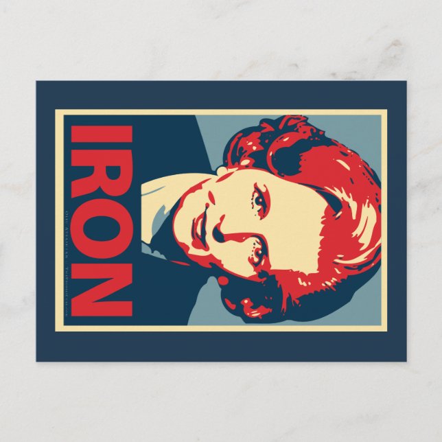 Margaret Thatcher "Iron" Postcard (Front)
