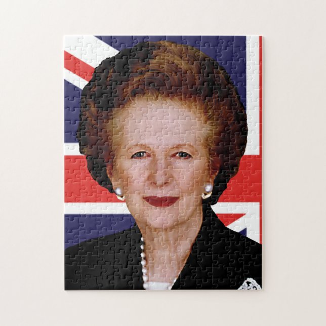 Margaret Thatcher Jigsaw Puzzle (Vertical)