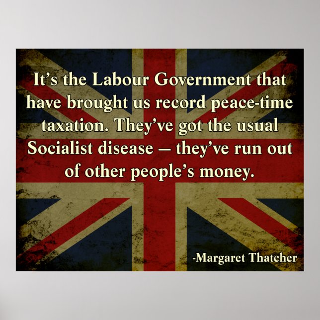 Margaret Thatcher Poster (Front)