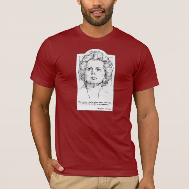 Margaret Thatcher - Socialism t-shirt (Front)