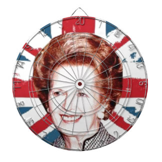 MARGARET THATCHER UNION JACK DARTBOARD