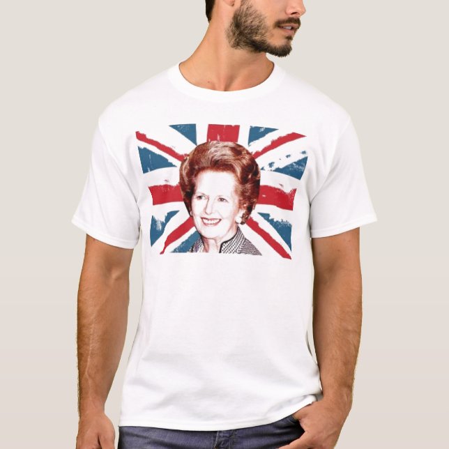 MARGARET THATCHER UNION JACK T-Shirt (Front)