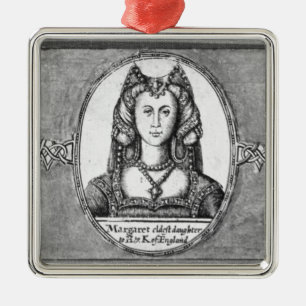 Margaret Tudor with two of her husbands Metal Tree Decoration