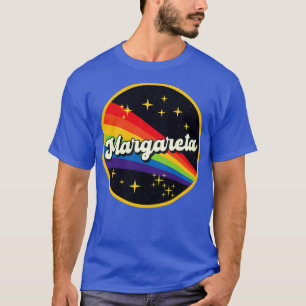 Margareta Rainbow In Space Vintage Style T-Shirt
