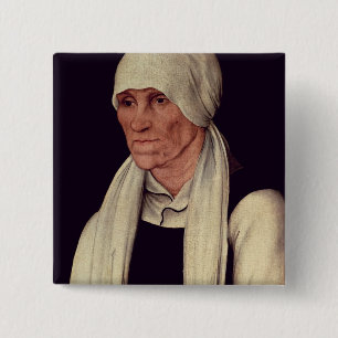 Margarethe Luther , mother of Martin Luther 15 Cm Square Badge