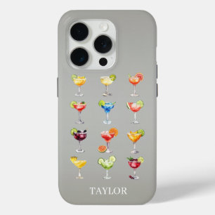 Margarita Anyone Monogrammed iPhone 15 Pro Case