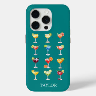 Margarita Anyone Monogrammed iPhone 15 Pro Case