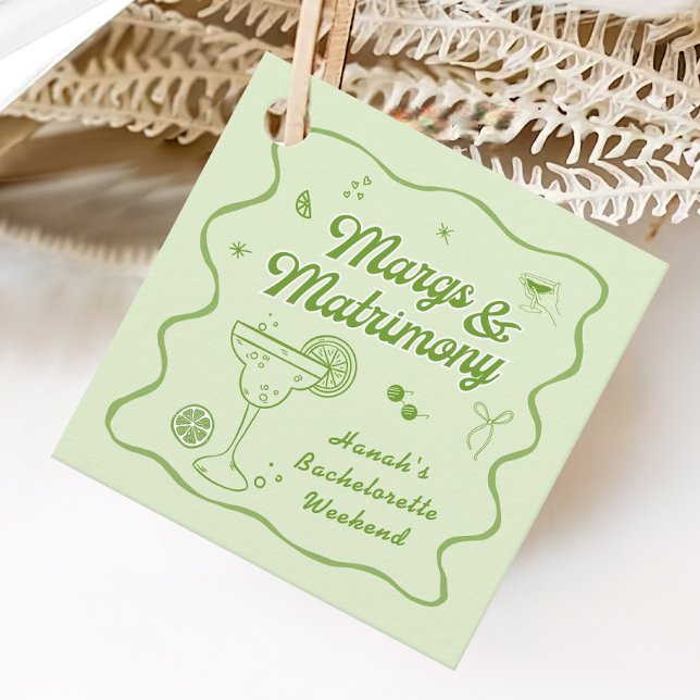 Margarita Bachelorette Party Favour Tags (Creator Uploaded)