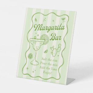 Margarita Bar Pedestal Sign
