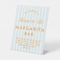 Margarita Bar Retro Orange & Blue Bachelorette