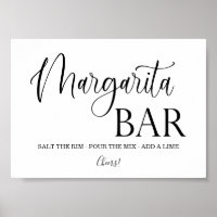 Margarita Bar wedding sign Tabletop Plaque 
