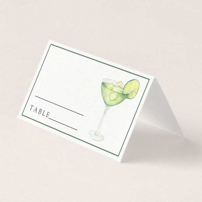 Margarita bridal shower Recipe for the bride to be (Front)