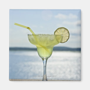 Margarita by the sea magnet