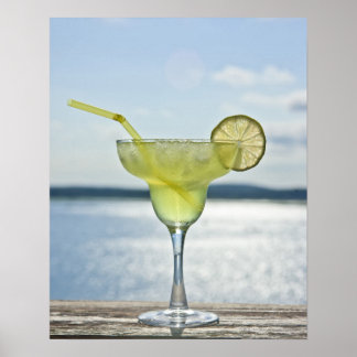 Margarita by the sea poster