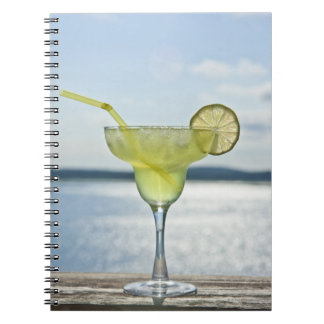 Margarita by the sea spiral notebook