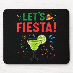 Margarita cinco mayo let fiesta funny drinking mouse pad